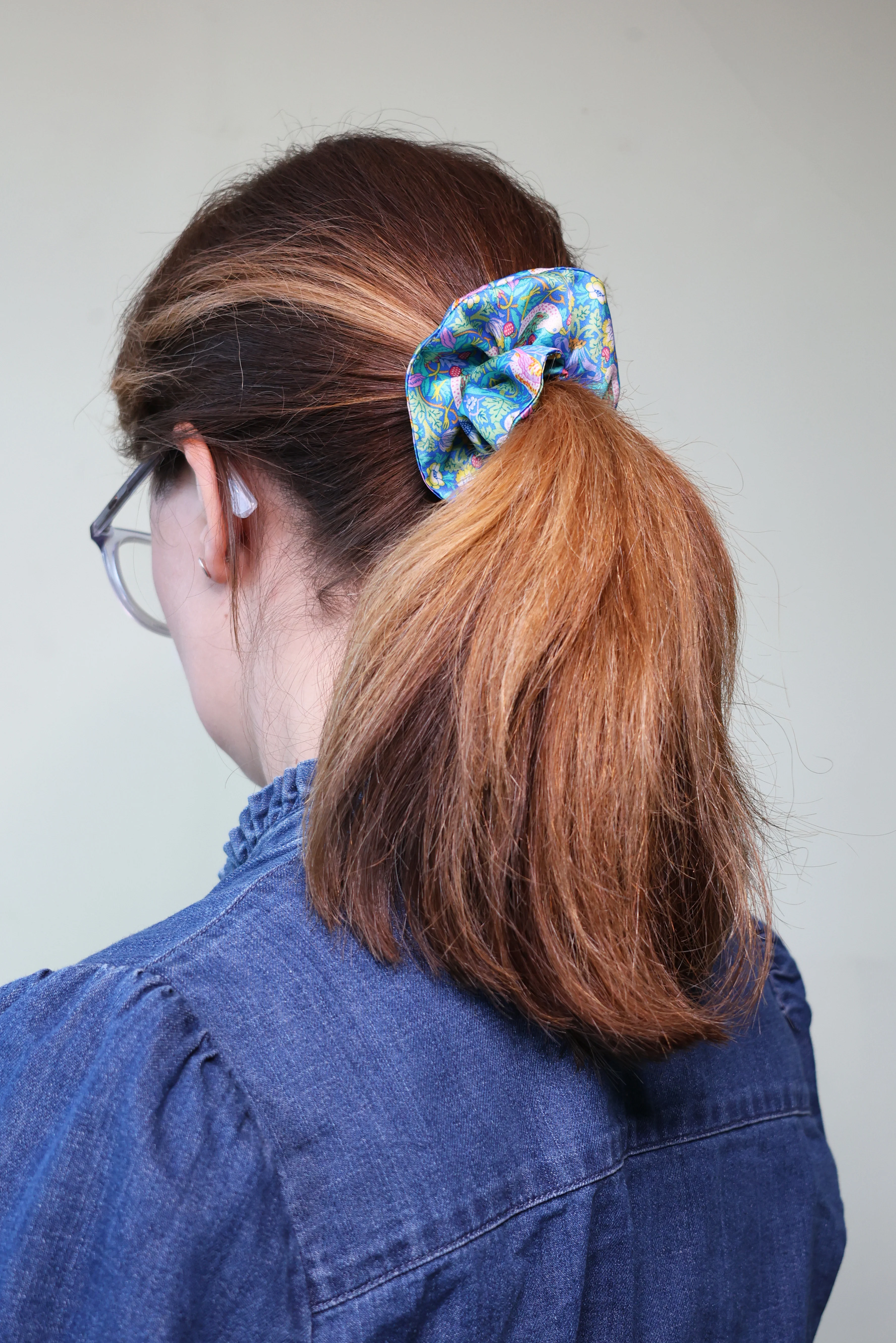 Charlotte Emma Patterns Bow Scrunchie - Image 4