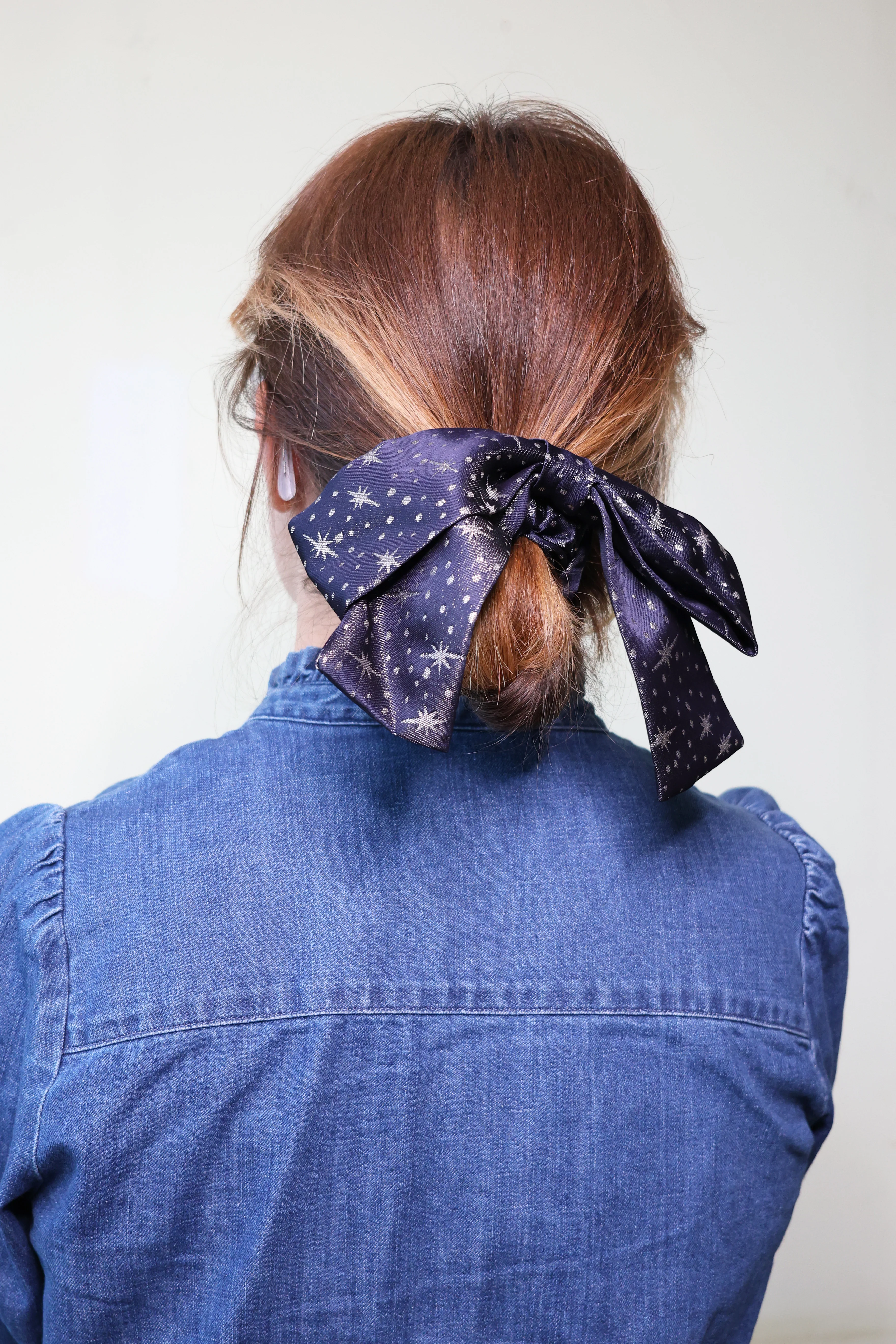 Charlotte Emma Patterns Bow Scrunchie - Image 5