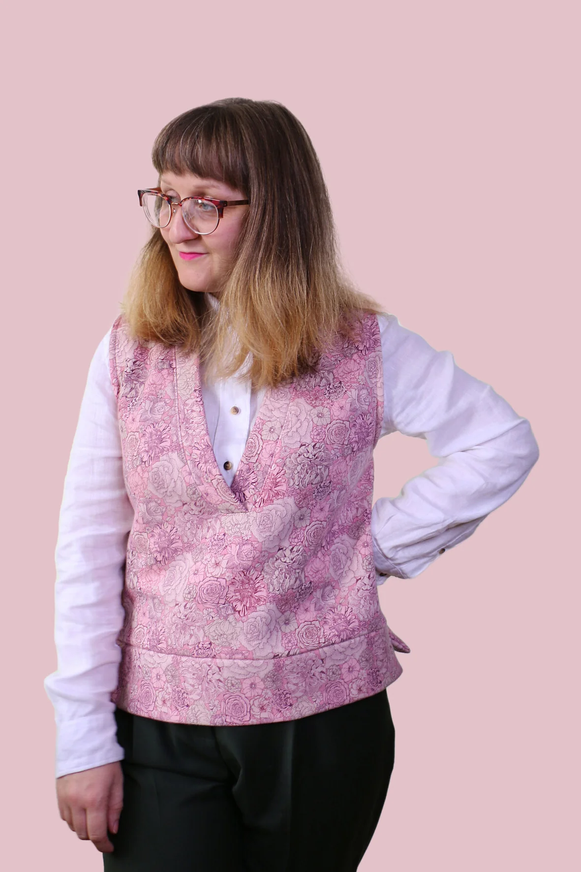Charlotte Emma Patterns Clove Vest - Image 3