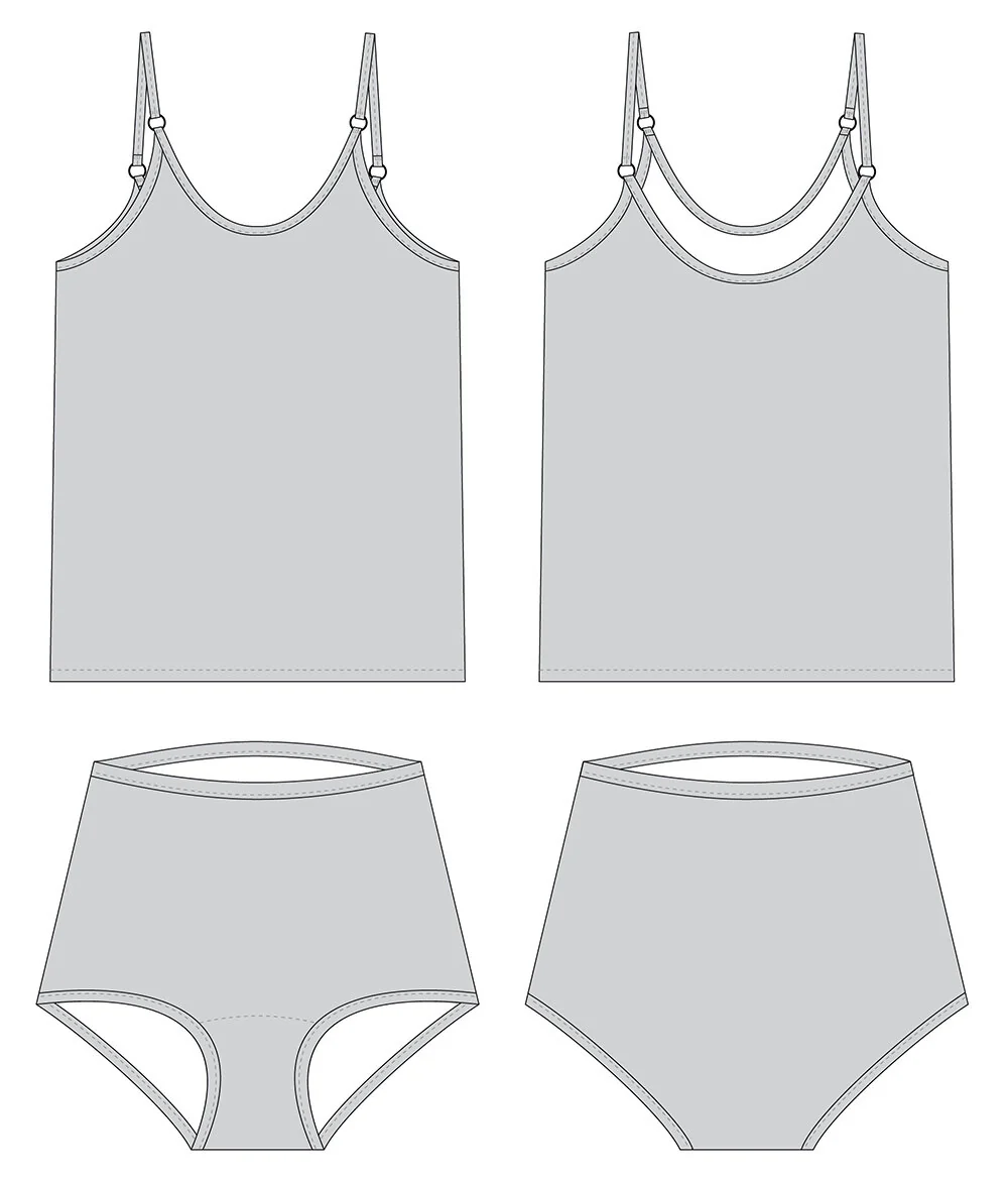 Christine Haynes Dune Tank and Briefs - Image 9