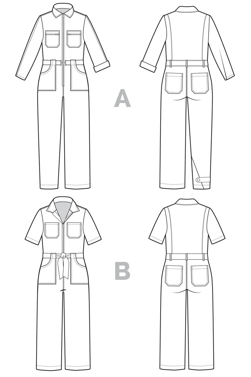 Closet Core Patterns Blanca Flight Suit - Image 15