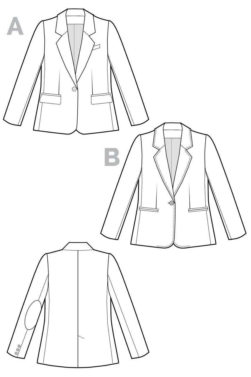Closet Core Patterns Jasika Blazer - Image 18