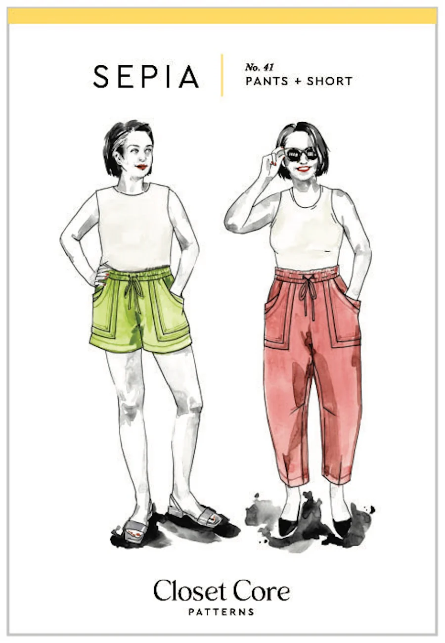 Closet Core Patterns Sepia Pants and Shorts - Image 29