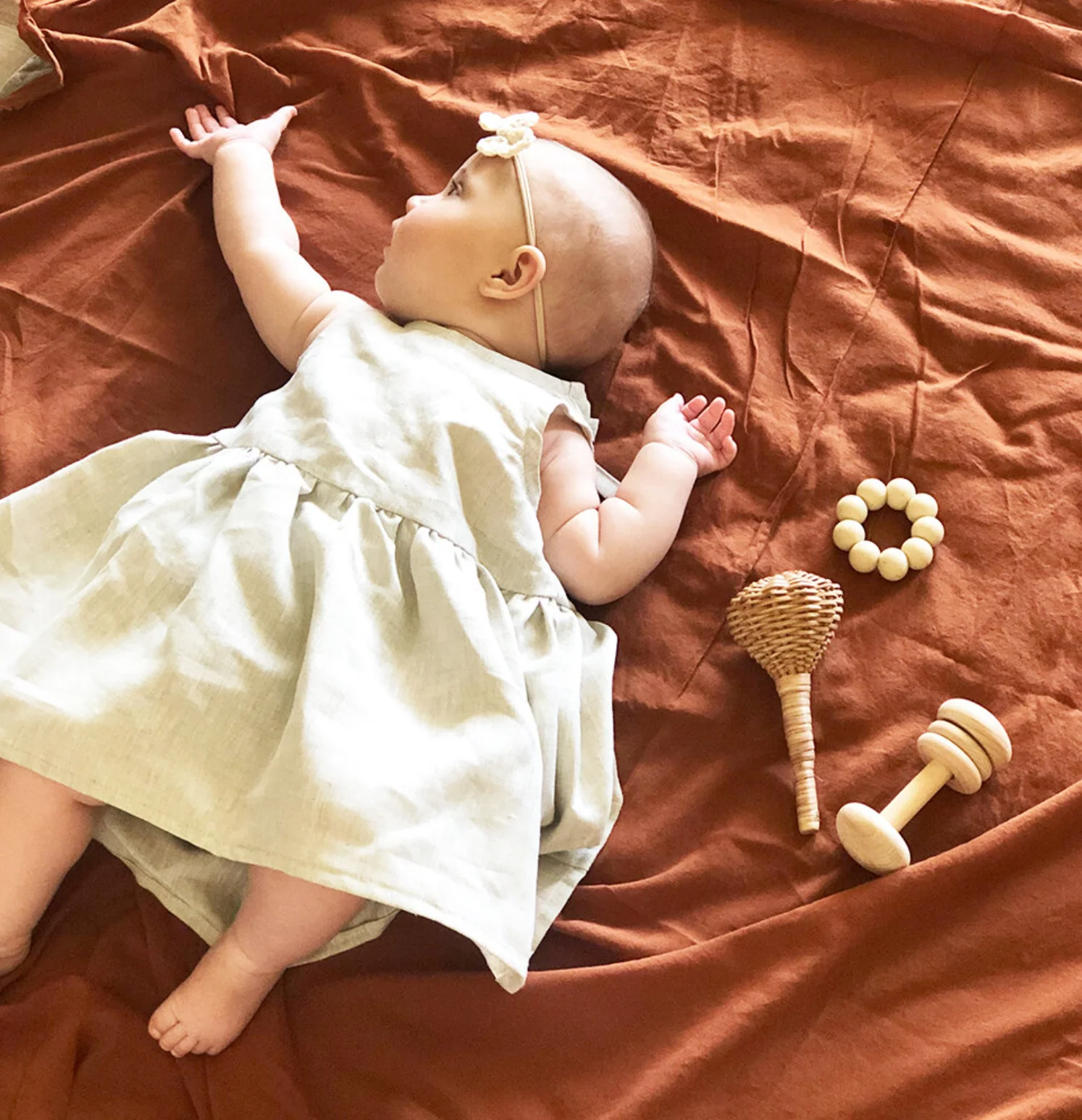 Common Stitch Baby Fawn Dress - Image 4