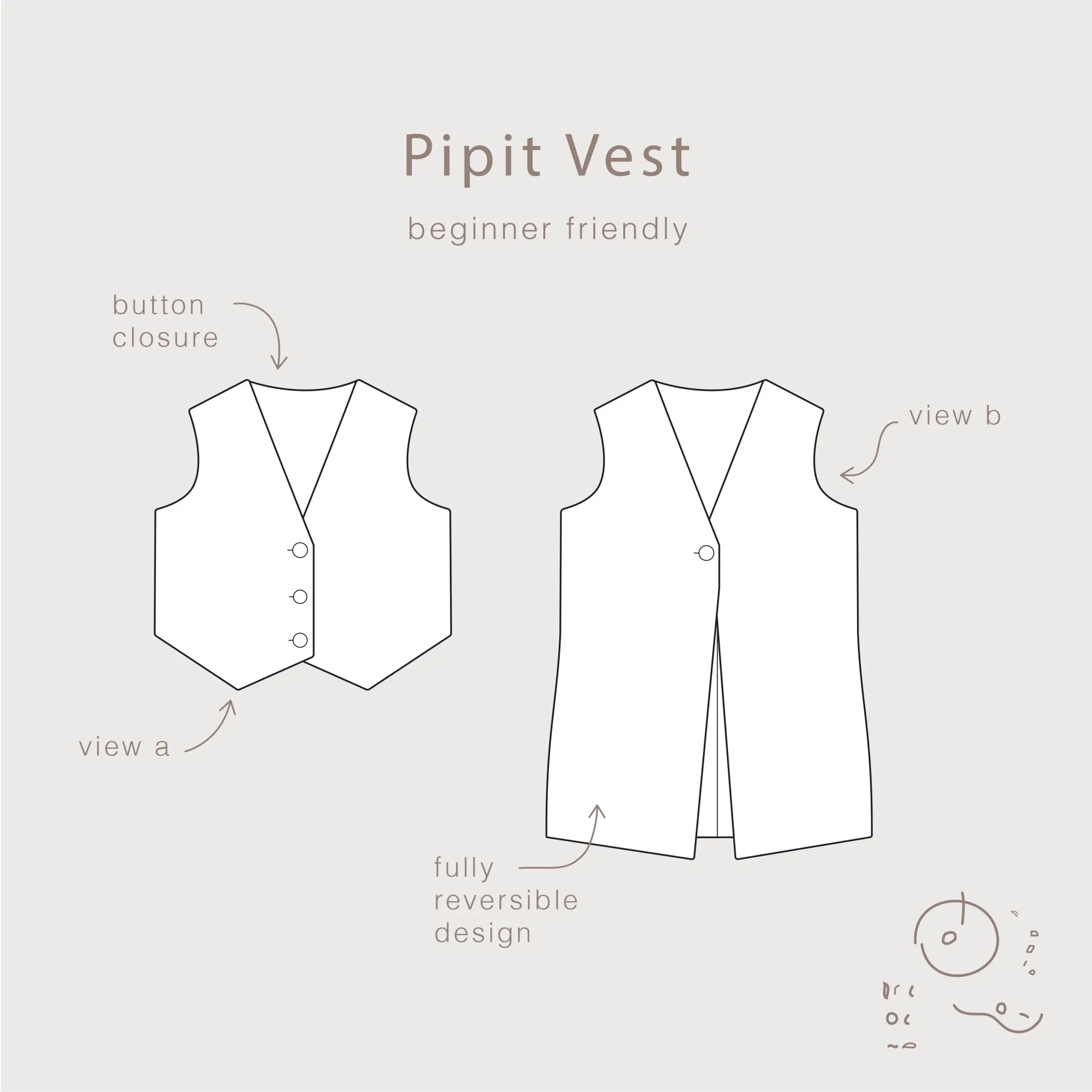 Common Stitch Pipit Vest - Image 22