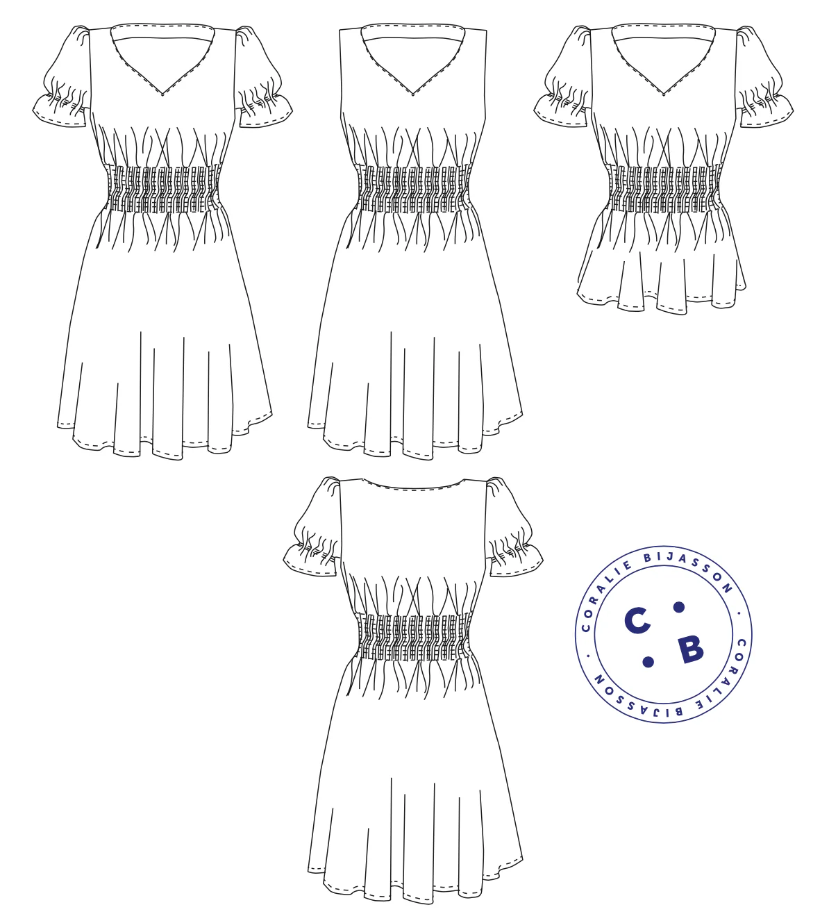 Coralie Bijasson Alaïa Dress and Blouse - Image 9