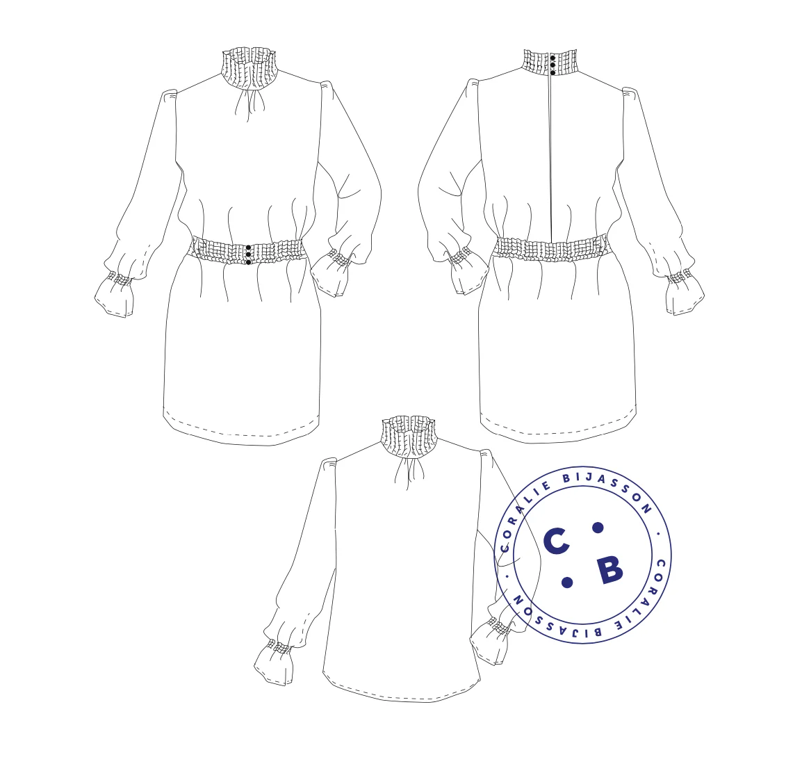 Coralie Bijasson Alhambra Dress and Blouse - Image 17