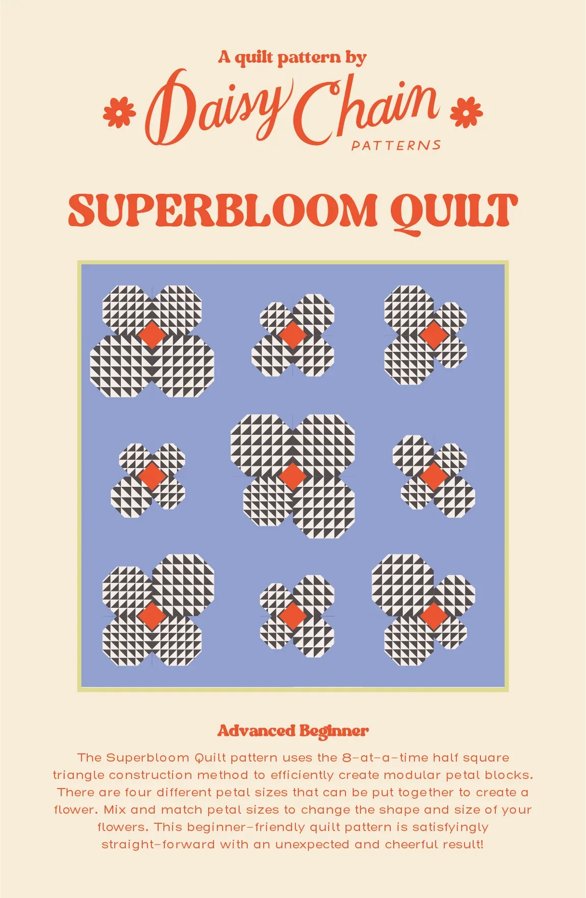 Daisy Chain Patterns Superbloom Quilt PDF