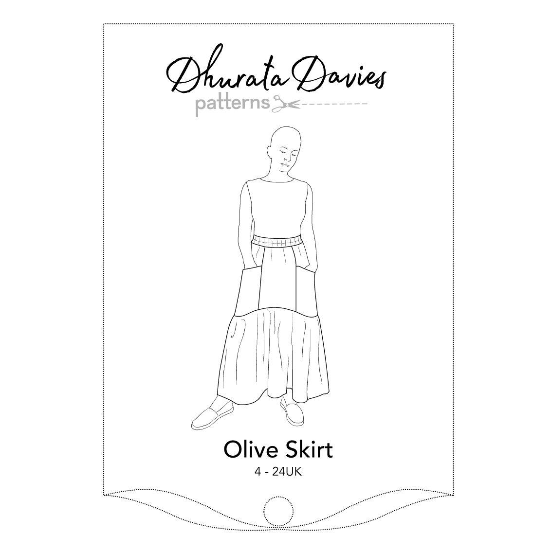 Dhurata Davies Olive Skirt - Image 12