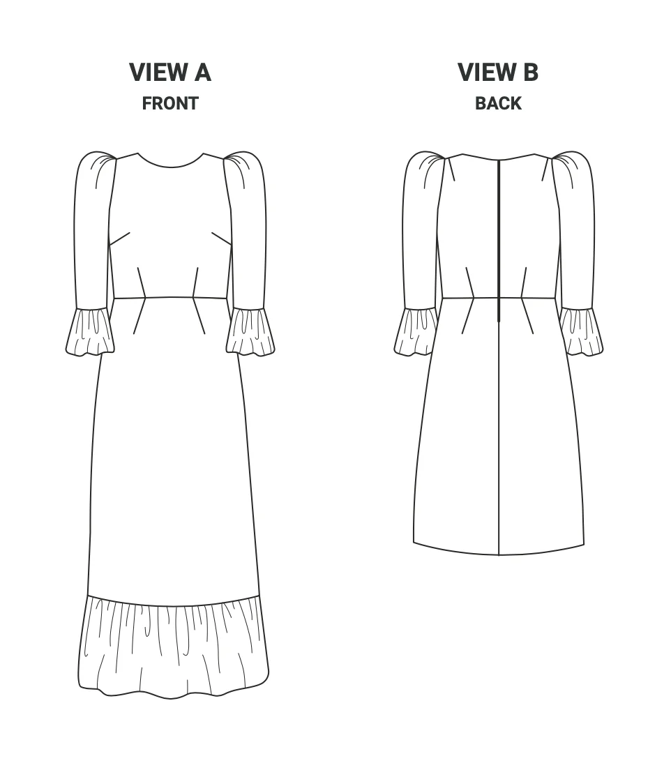 Fabric Godmother Peony Dress - Image 9