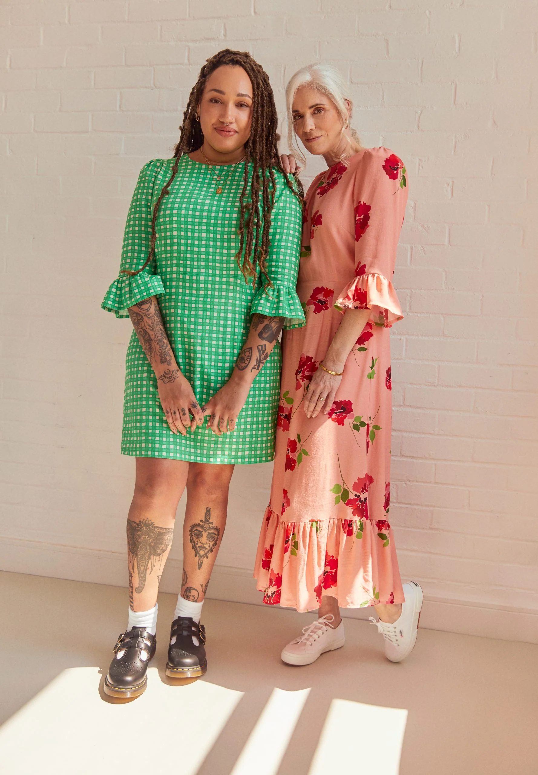 Fabric Godmother Peony Dress - Printed copy shop (+£7.00)