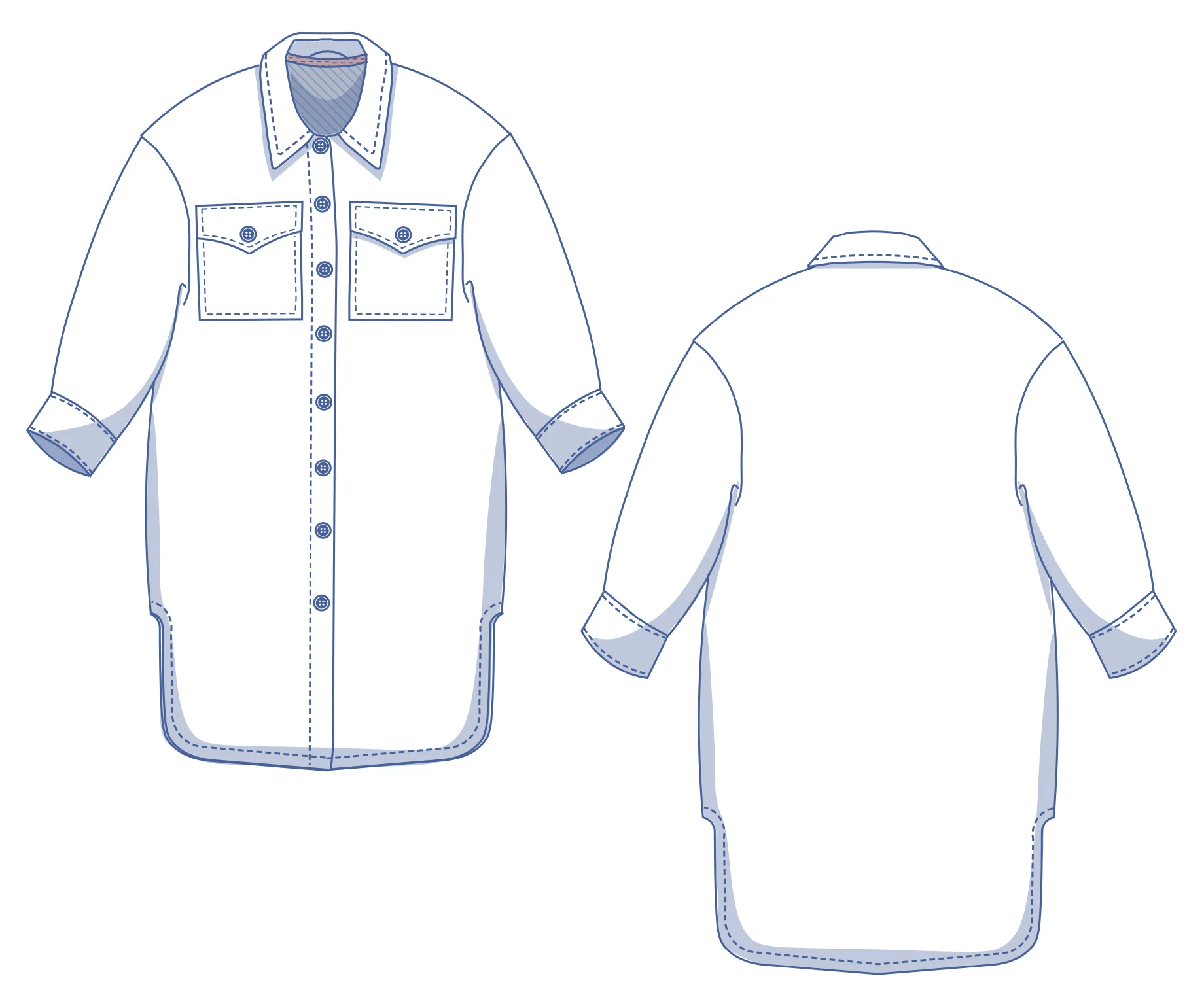 Fibre Mood Rya Shirt and Coat - Image 6
