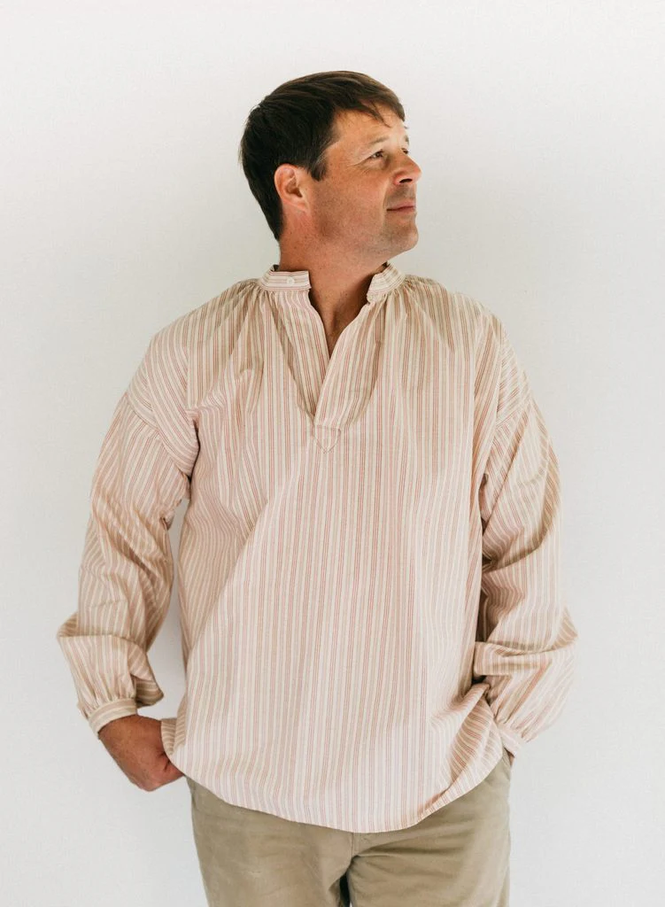 Folkwear 102 Unisex French Cheesemaker Smock - Printed copy shop (+£7.00)