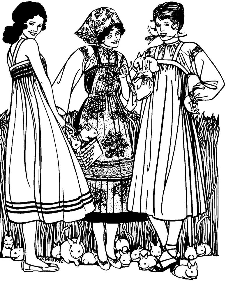 Folkwear 128 Russian Settlers' Dress - Image 7