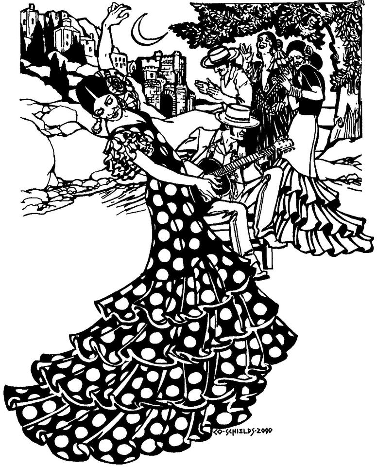 Folkwear 140 Flamenco Dress & Practice Skirt - Image 7
