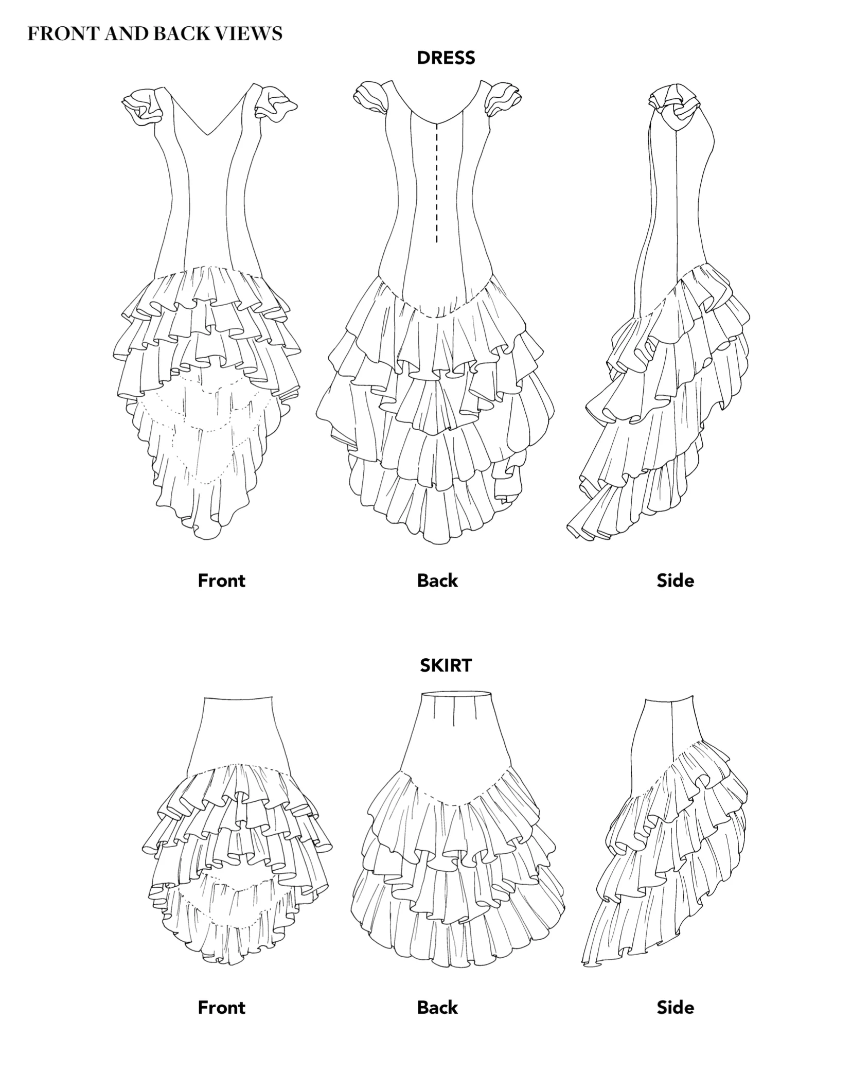 Folkwear 140 Flamenco Dress & Practice Skirt - Image 8