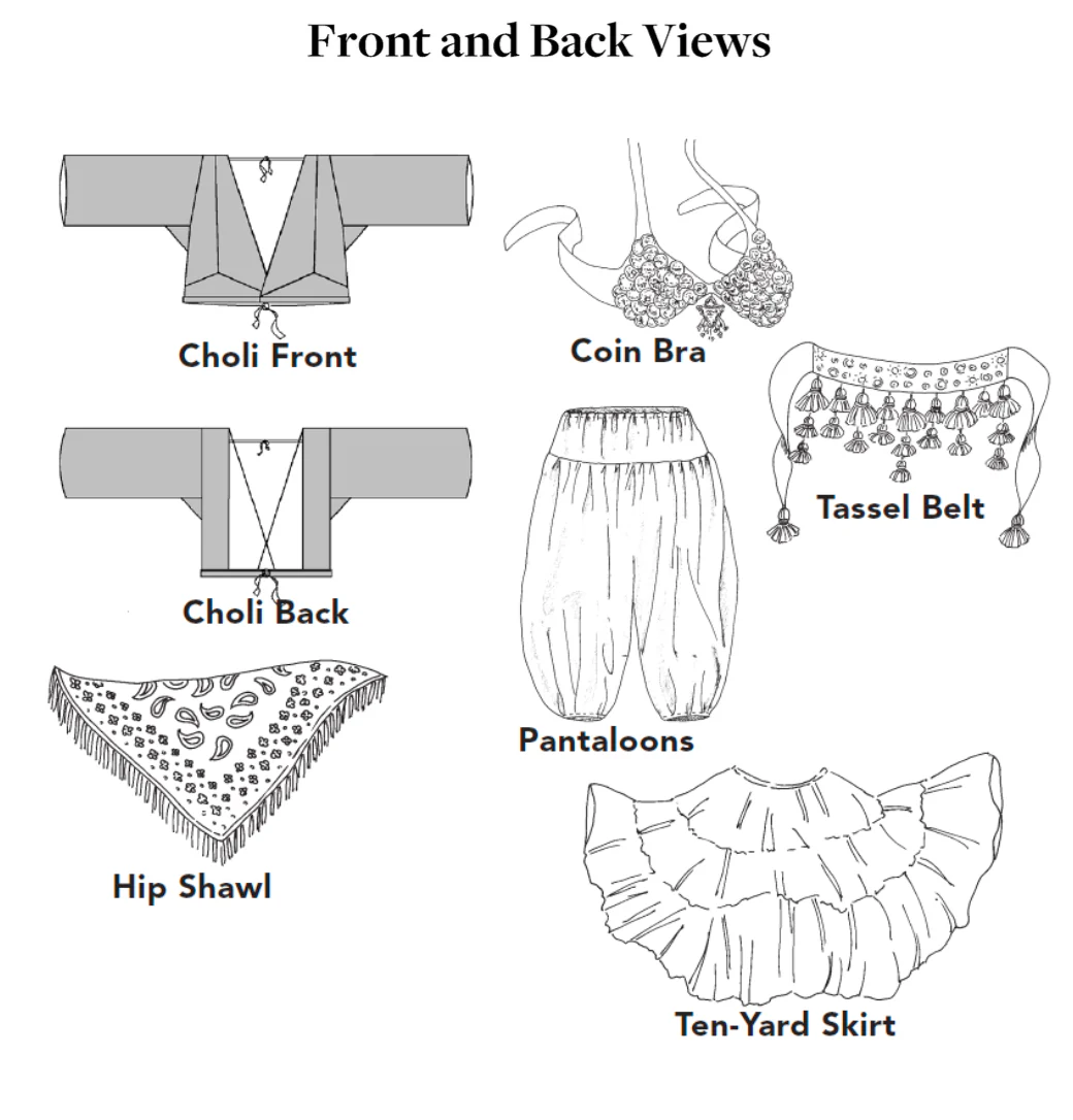 Folkwear 144 Belly Dancer Outfit - Image 4