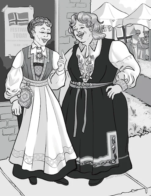 Folkwear 147 Norwegian Bunad - Image 10