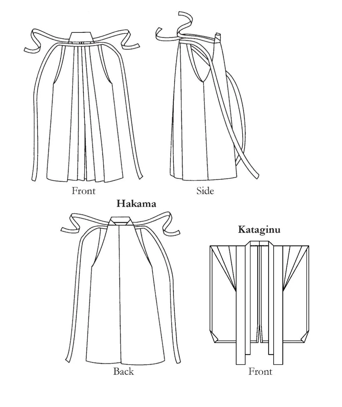 Folkwear 151 Japanese Hakama and Kataginu - Image 7