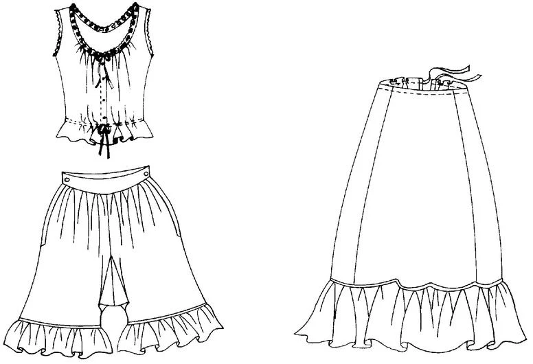 Folkwear 203 Edwardian Underthings - Image 5