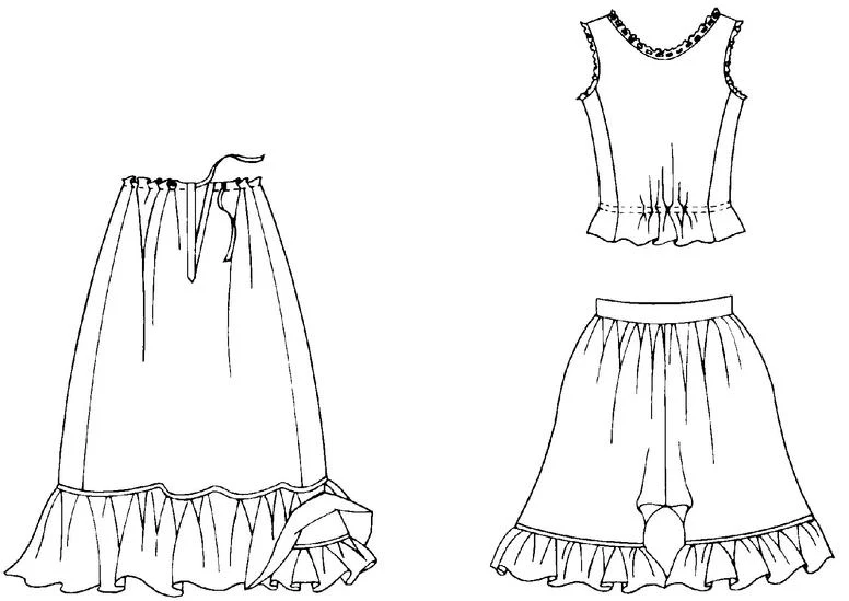 Folkwear 203 Edwardian Underthings - Image 6