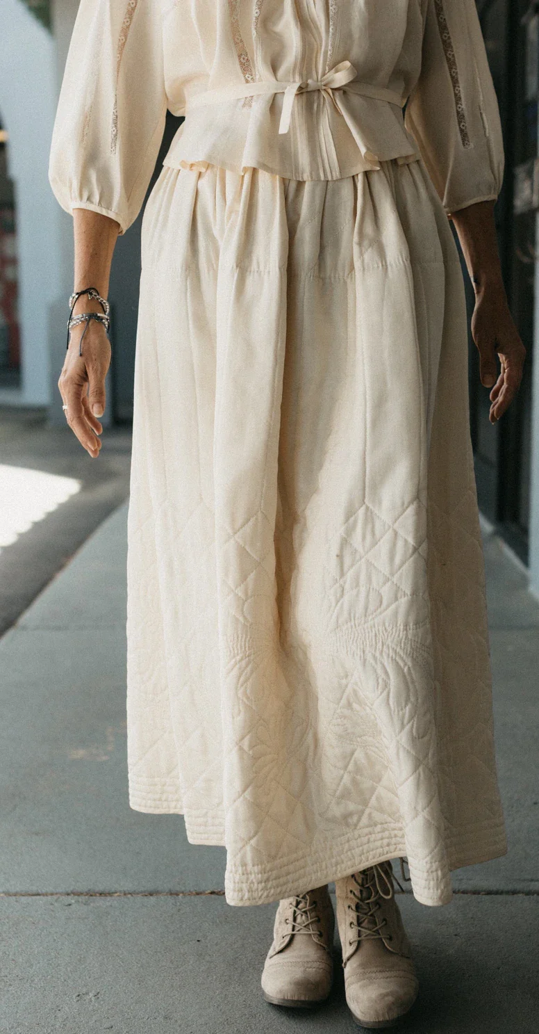 Folkwear 206 Quilted Prairie Skirt - Image 4