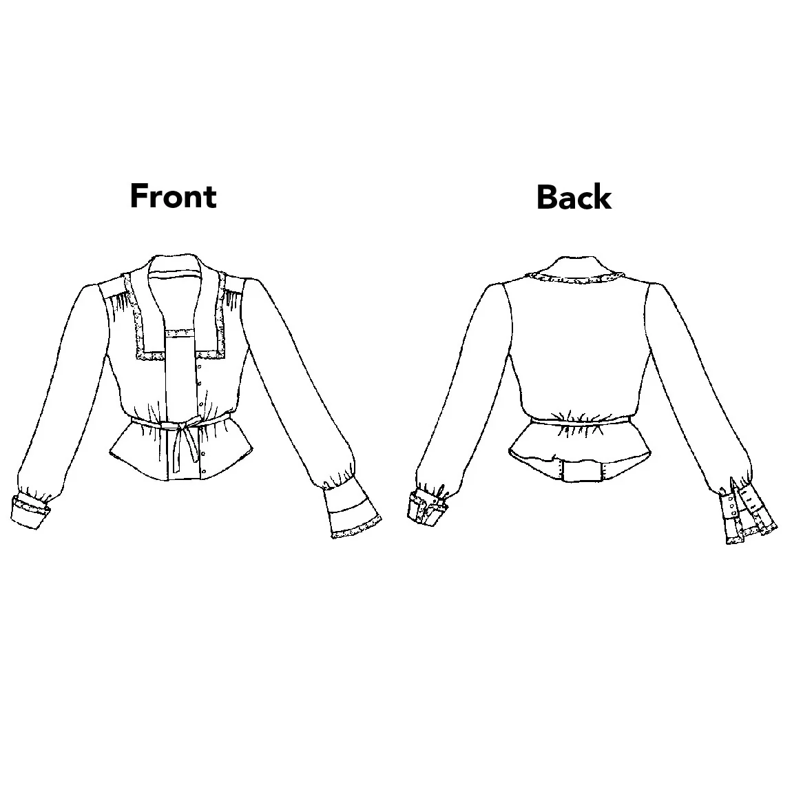 Folkwear 210 Armistice Blouse - Image 8