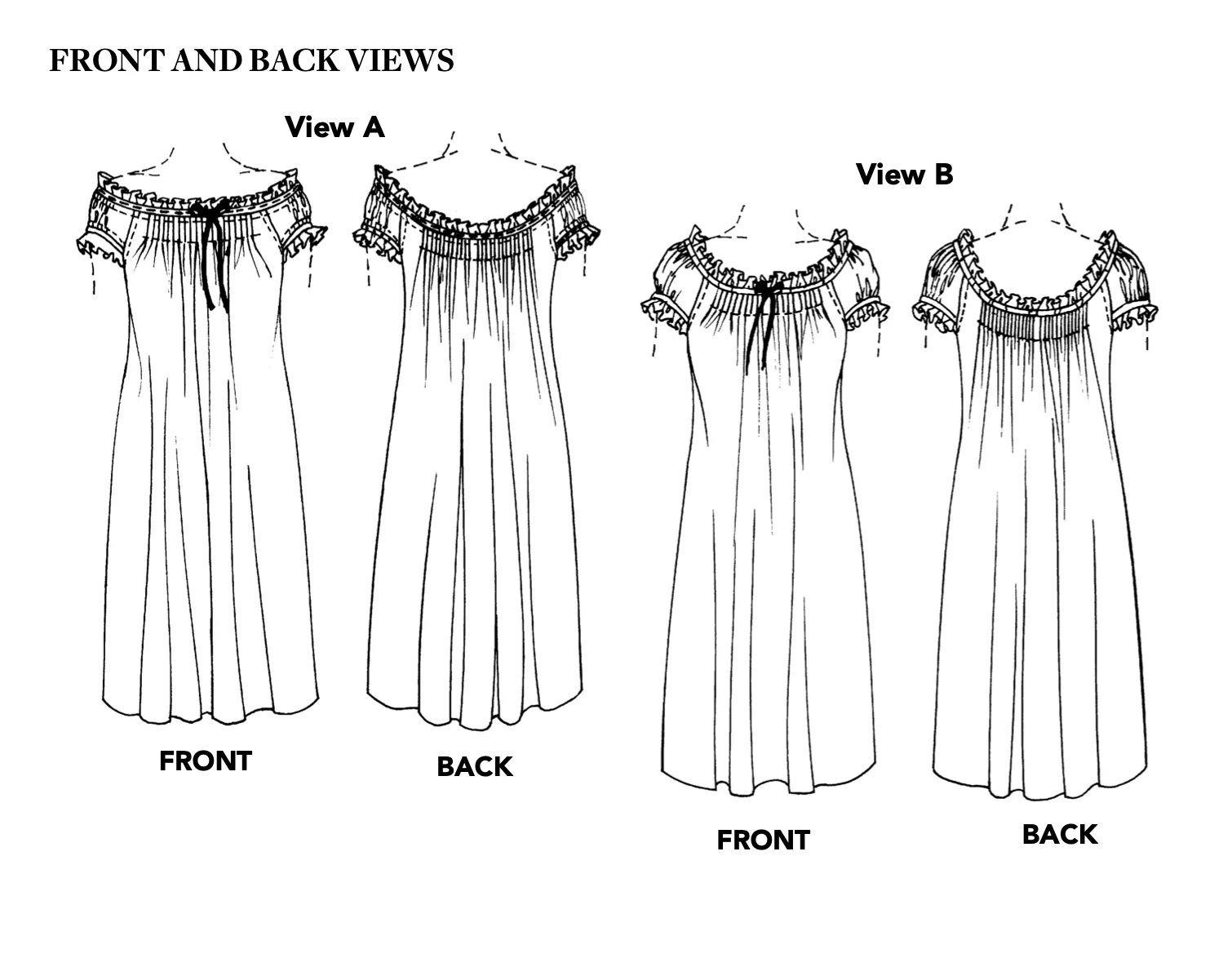 Folkwear 223 A Lady's Chemise - Image 4