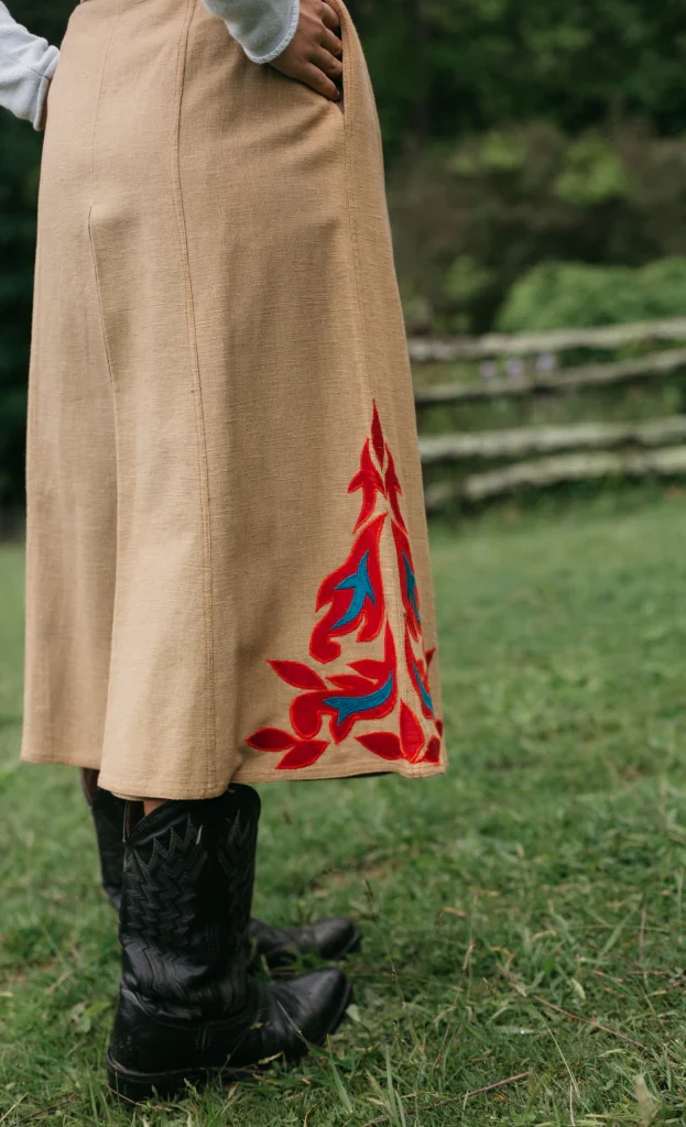 Folkwear 231 Big Sky Riding Skirt - Image 7