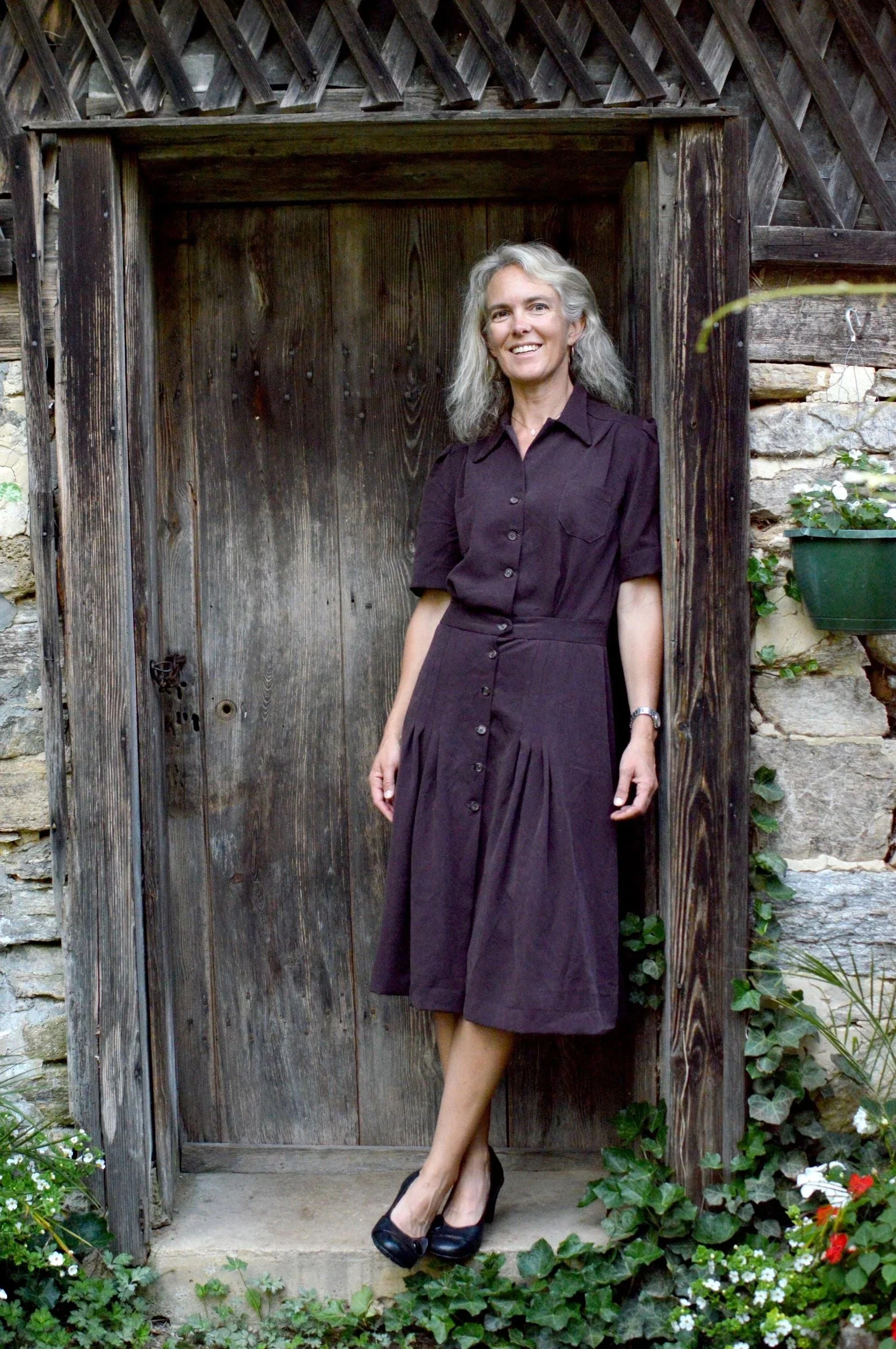 Folkwear 235 Sporty Forties Dress - Printed copy shop (+£7.00)