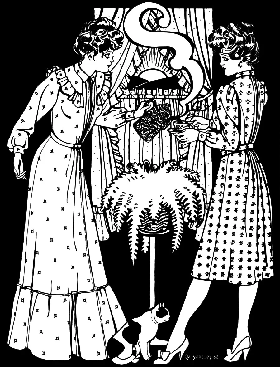 Folkwear 246 Calico Day Dress - Image 11