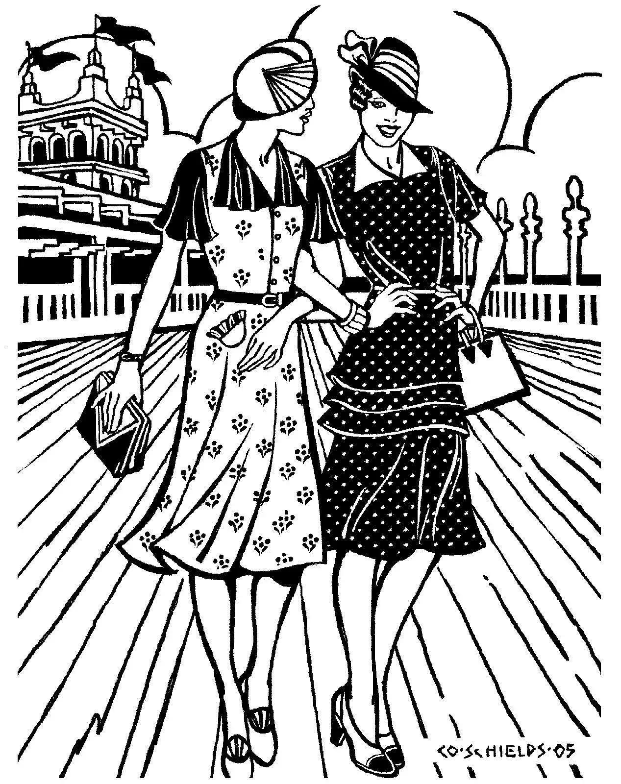 Folkwear 249 1930s Day Dress - Image 6