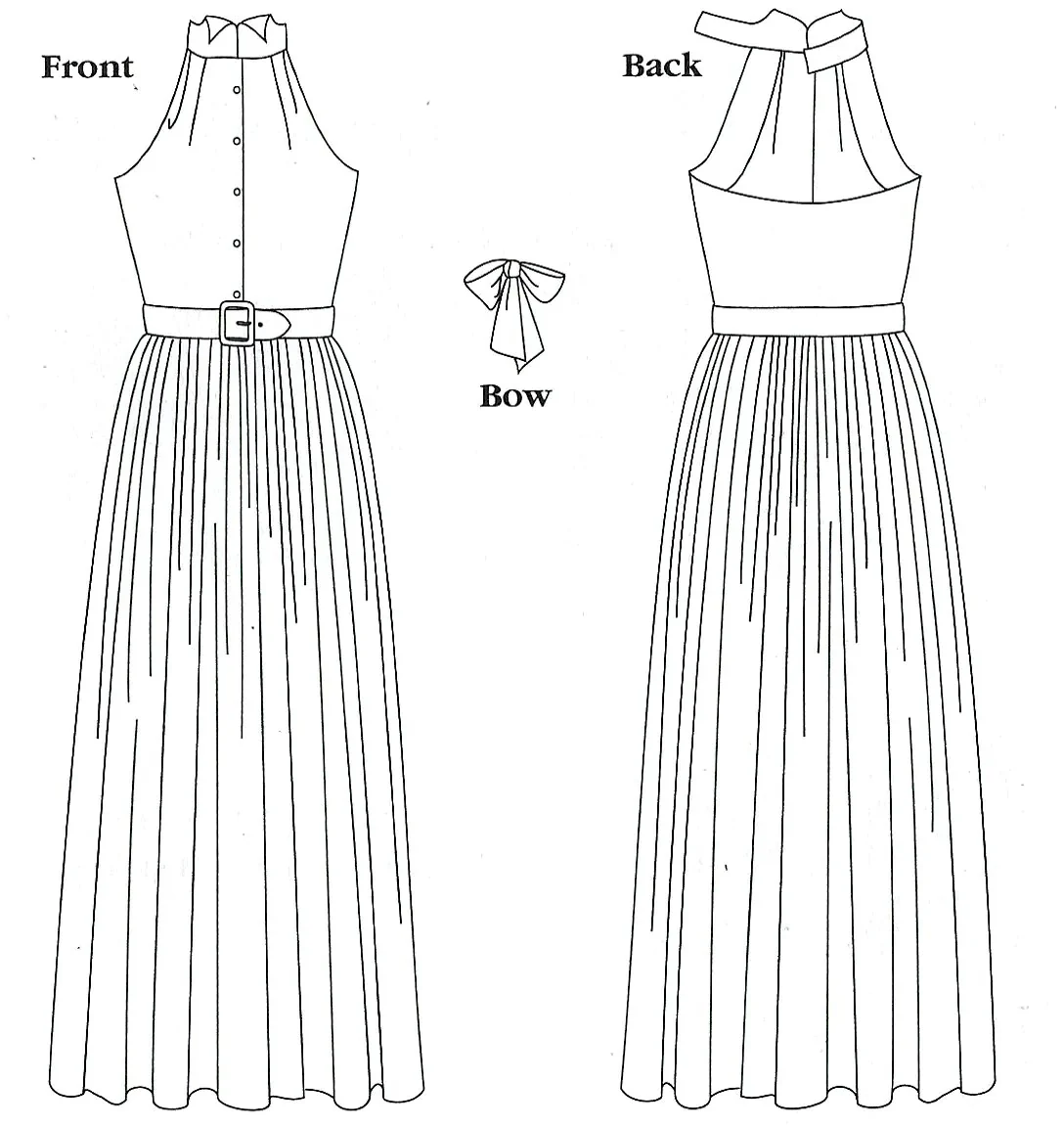 Folkwear 258 Town and Country Dress - Image 9