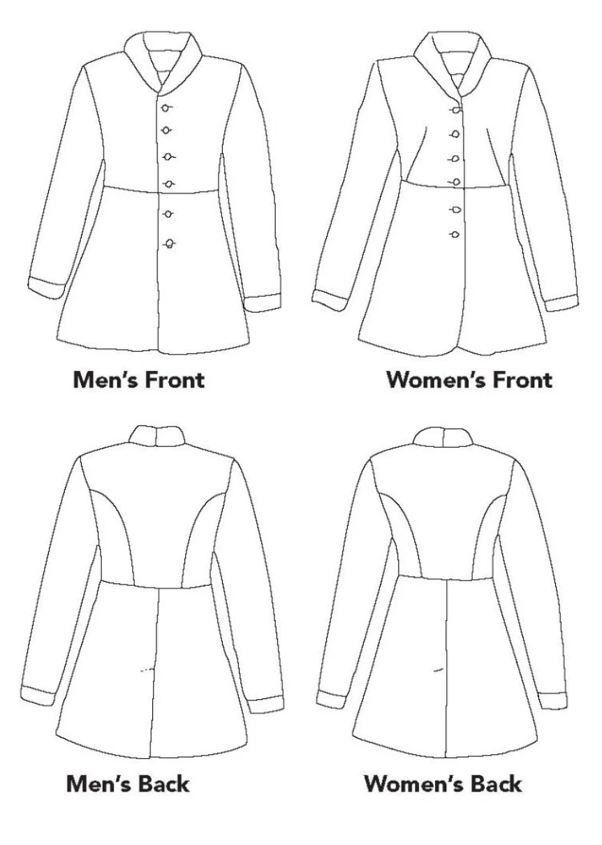 Folkwear 263 Unisex Countryside Frock Coat - Image 7