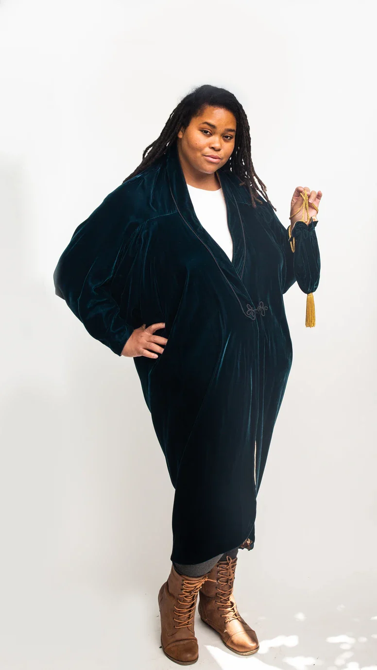 Folkwear 503 Poiret Cocoon Coat - Image 4