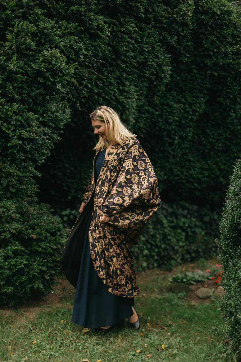 Folkwear 503 Poiret Cocoon Coat - Image 7