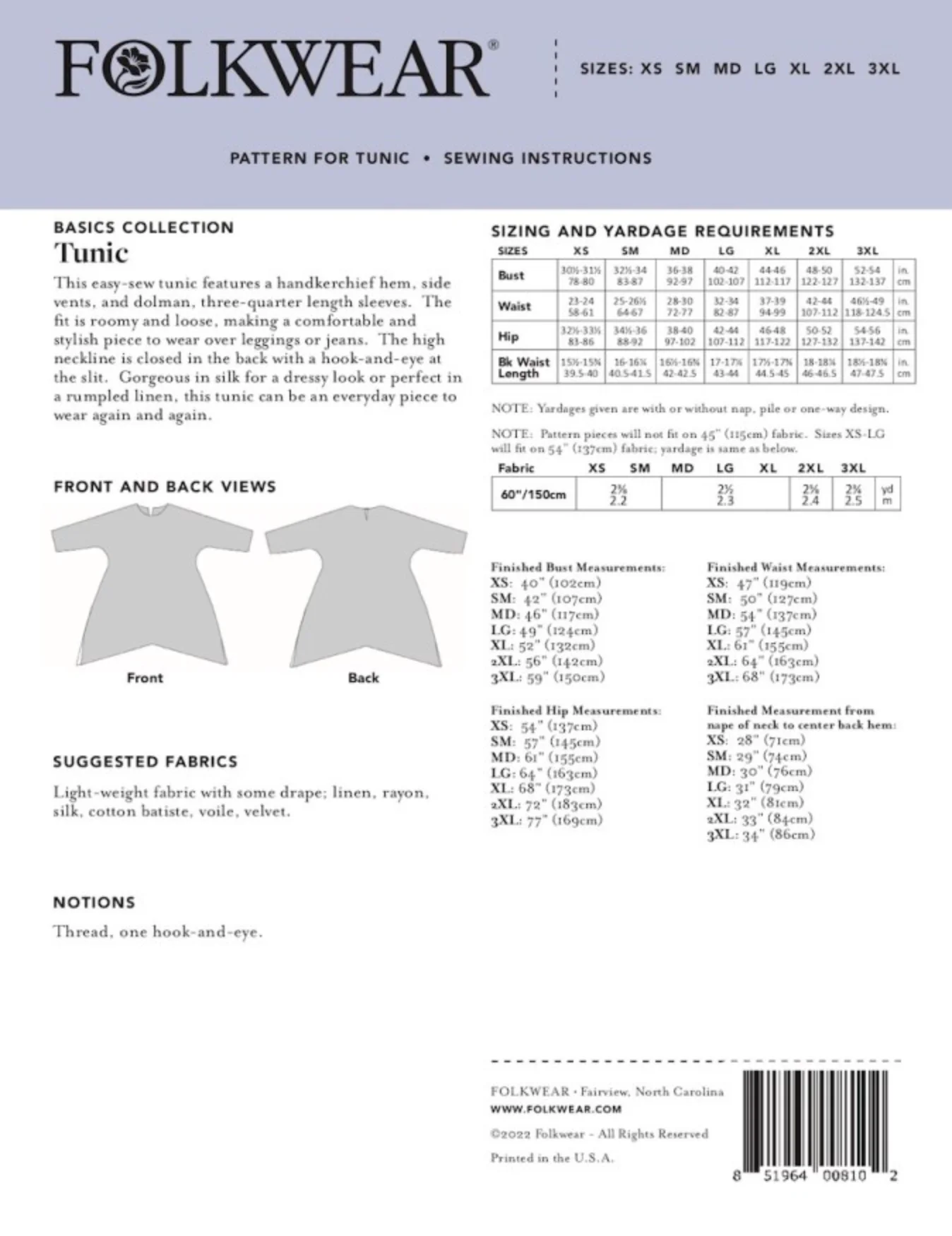Folkwear Basics Tunic - Image 12