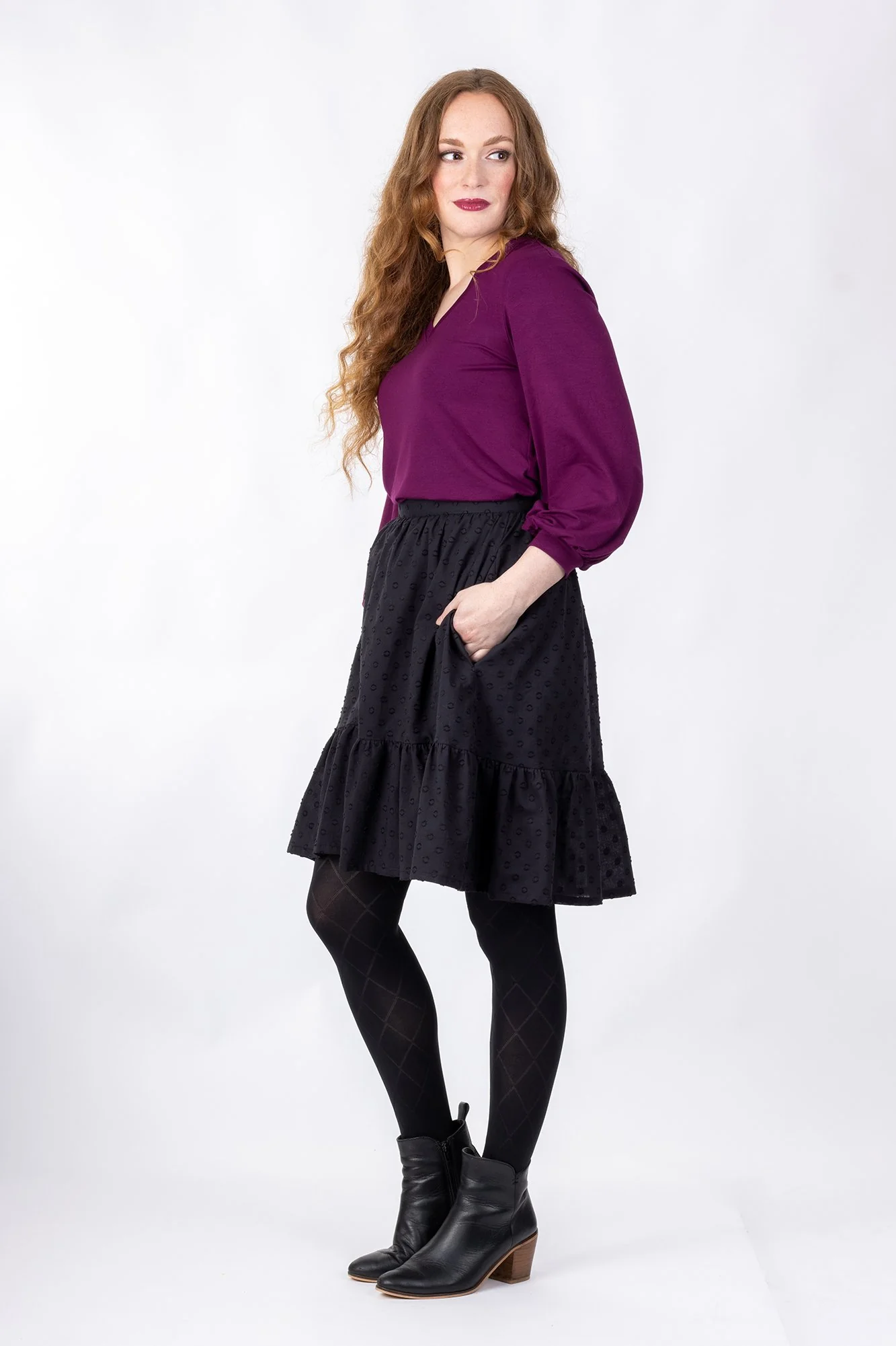 Forget-me-not Patterns Ella Skirt - Image 6