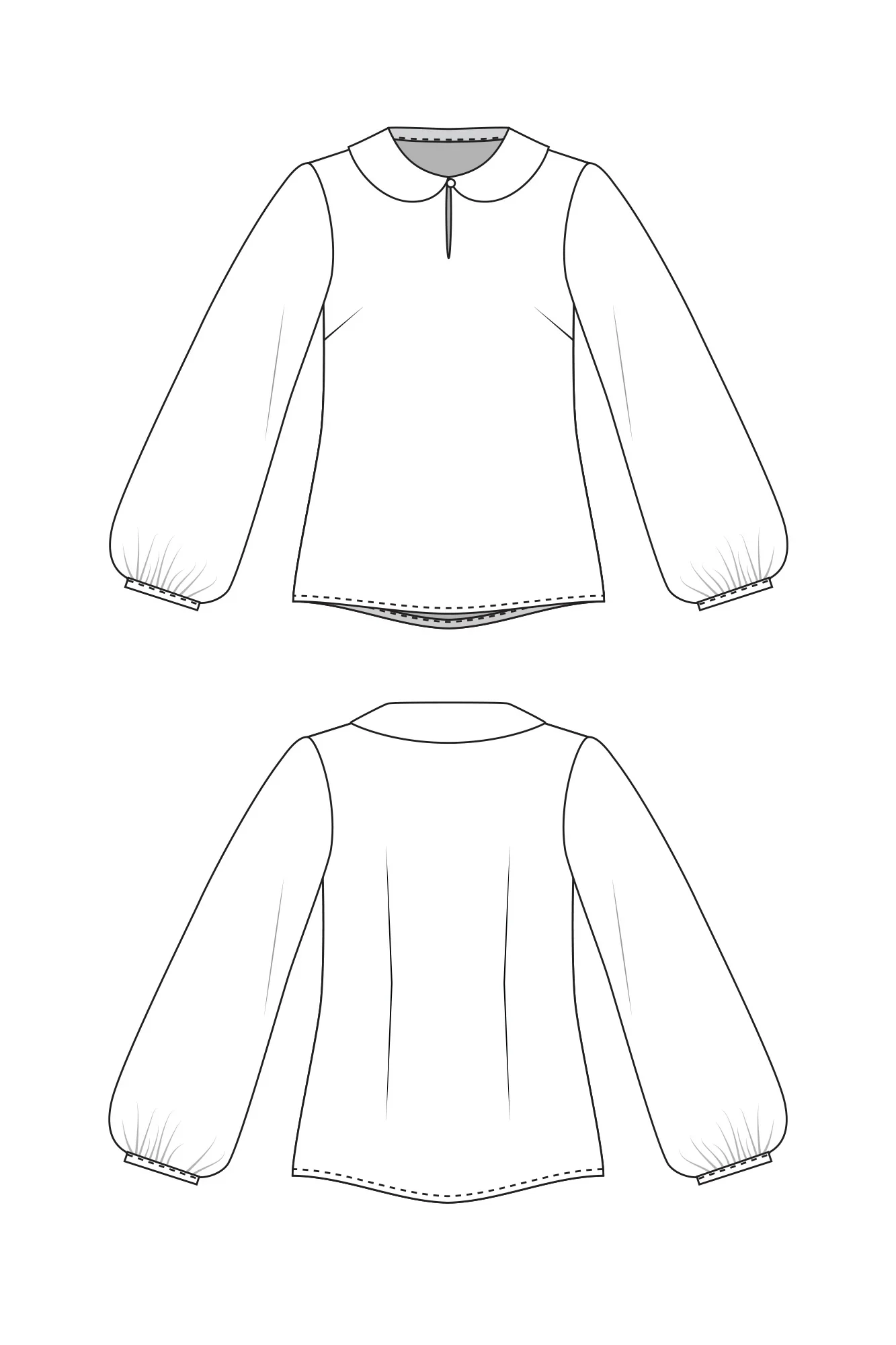 Forget-me-not Patterns Helmi Blouse - Image 13