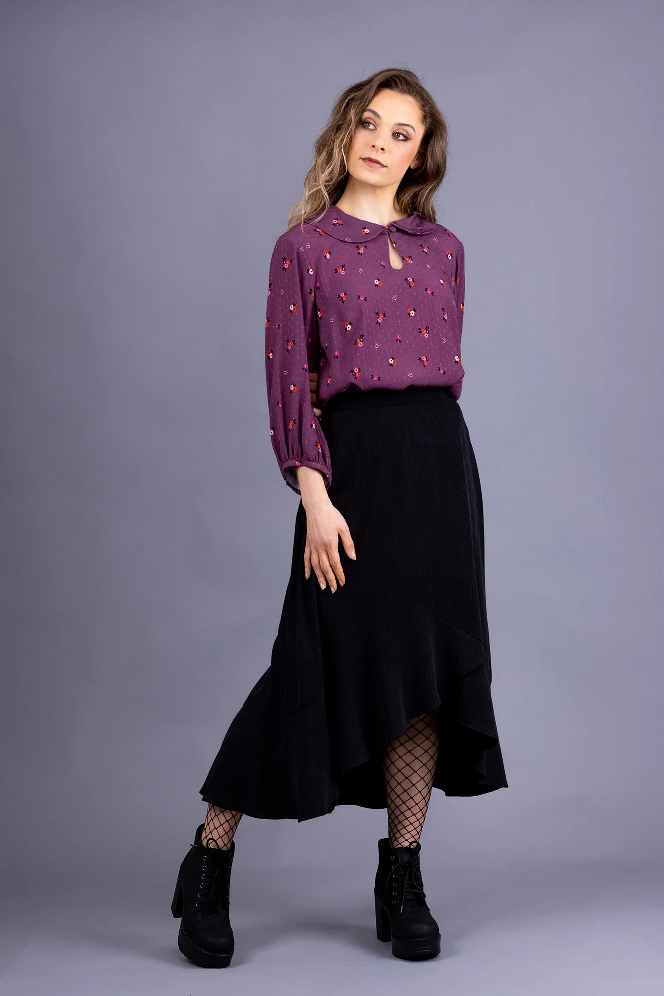 Forget-me-not Patterns Helmi Blouse - Image 3