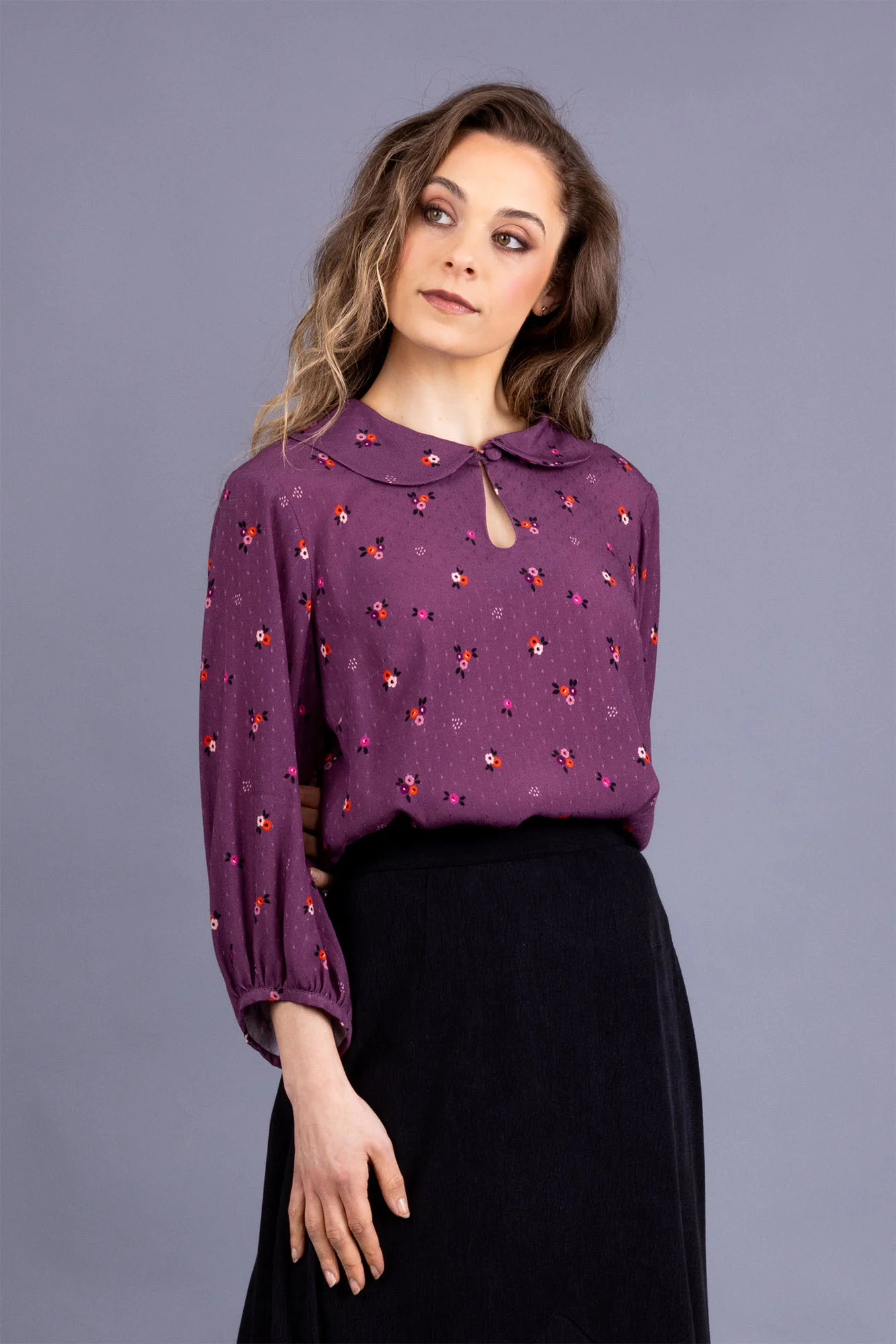 Forget-me-not Patterns Helmi Blouse - Printed copy shop MEDIUM BUST (+£7.00)