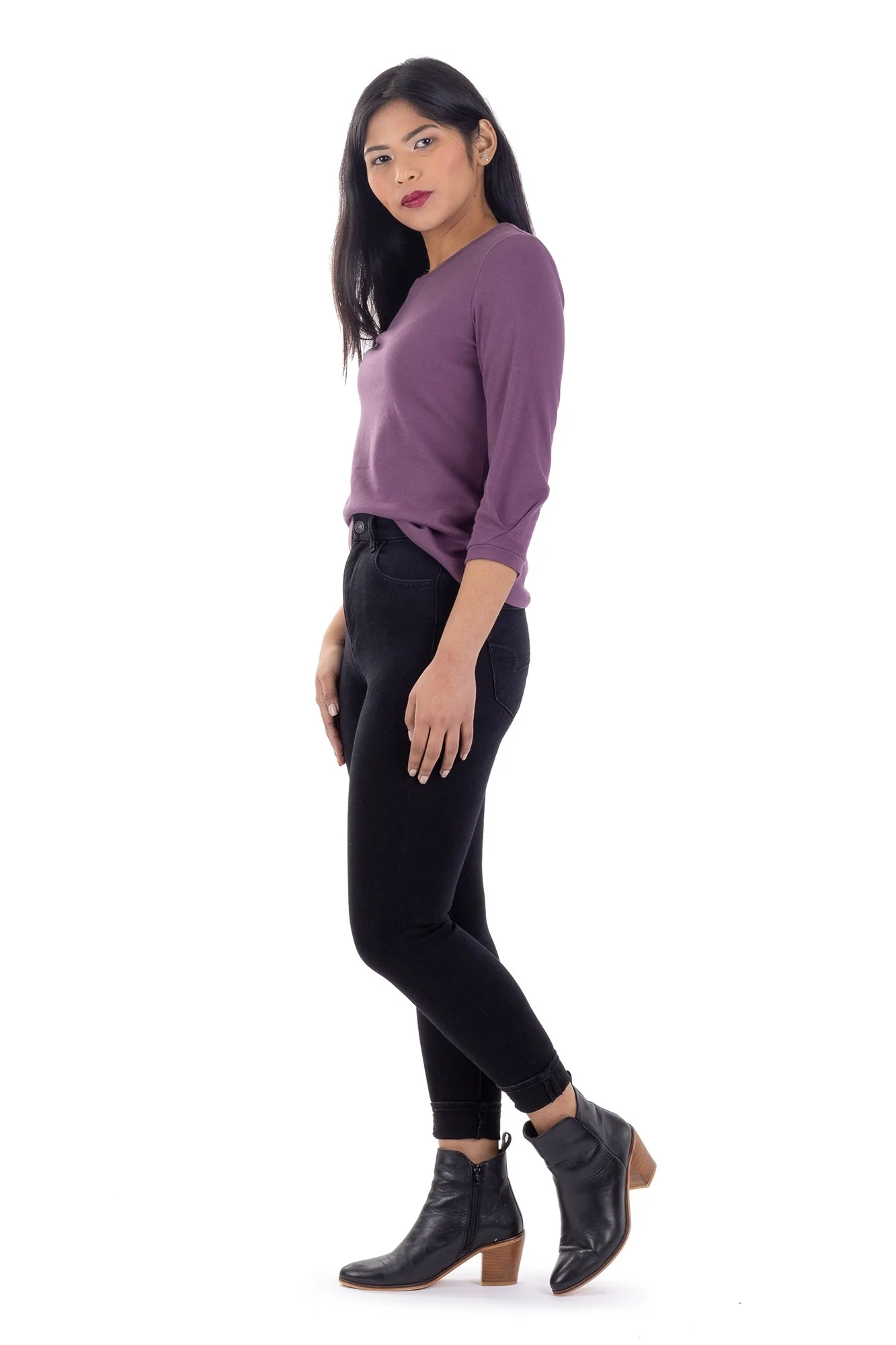 Forget-me-not Patterns Iris Pleated Tee - Image 12