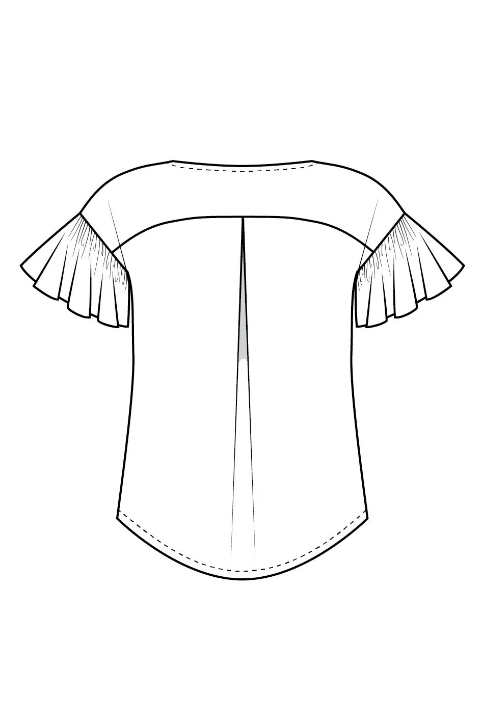 Forget-me-not Patterns Lola Blouse and Dress Ruffle Sleeve Expansion PDF - Image 8
