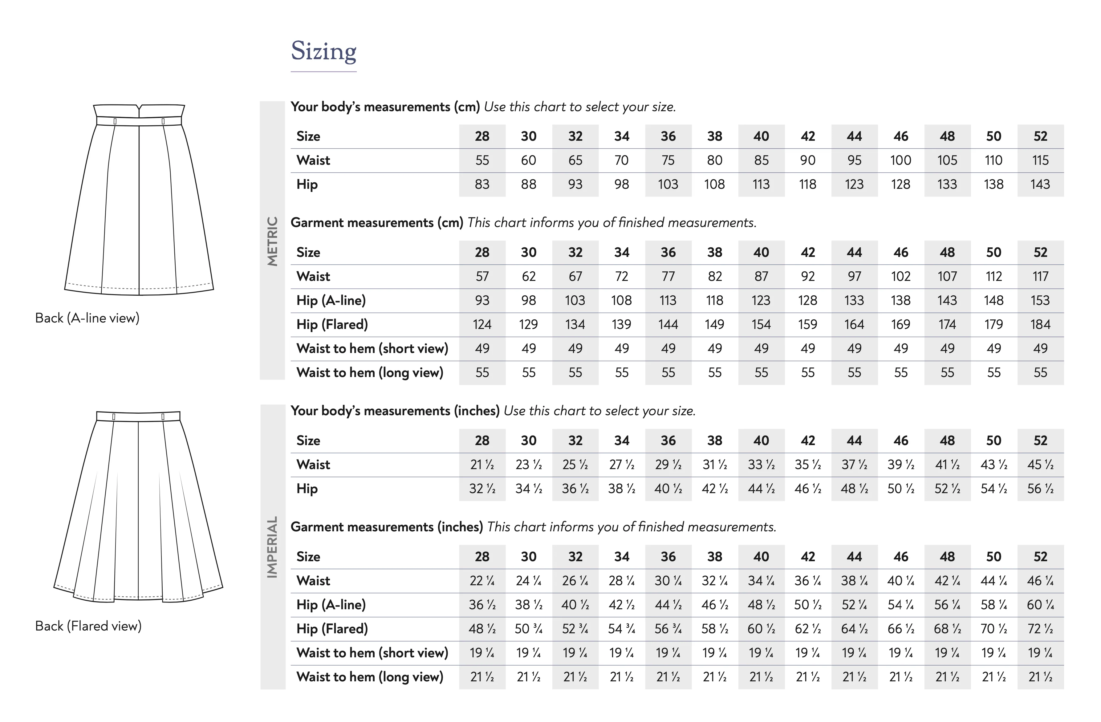 Forget-me-not Patterns Natalie Skirt - Image 14