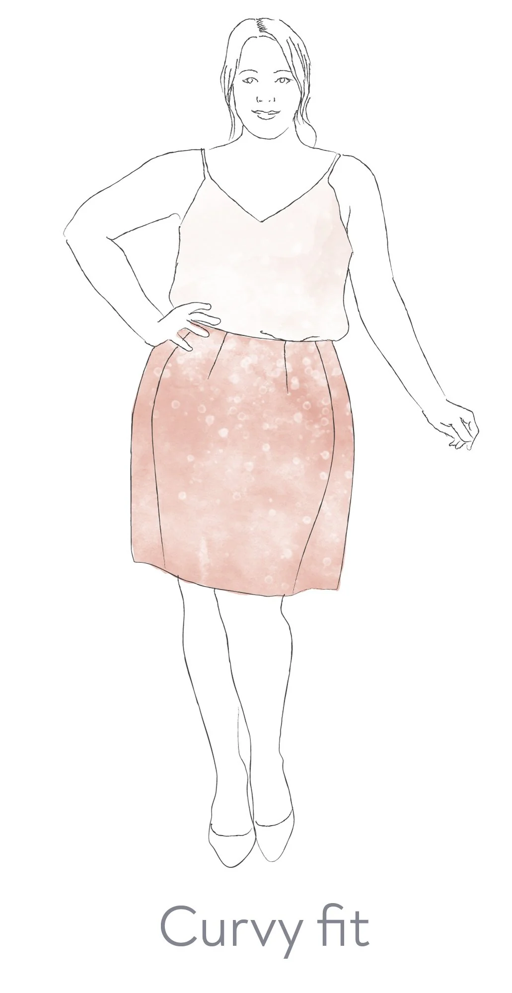 Forget-me-not Patterns Sabrina Pencil Skirt - Image 7