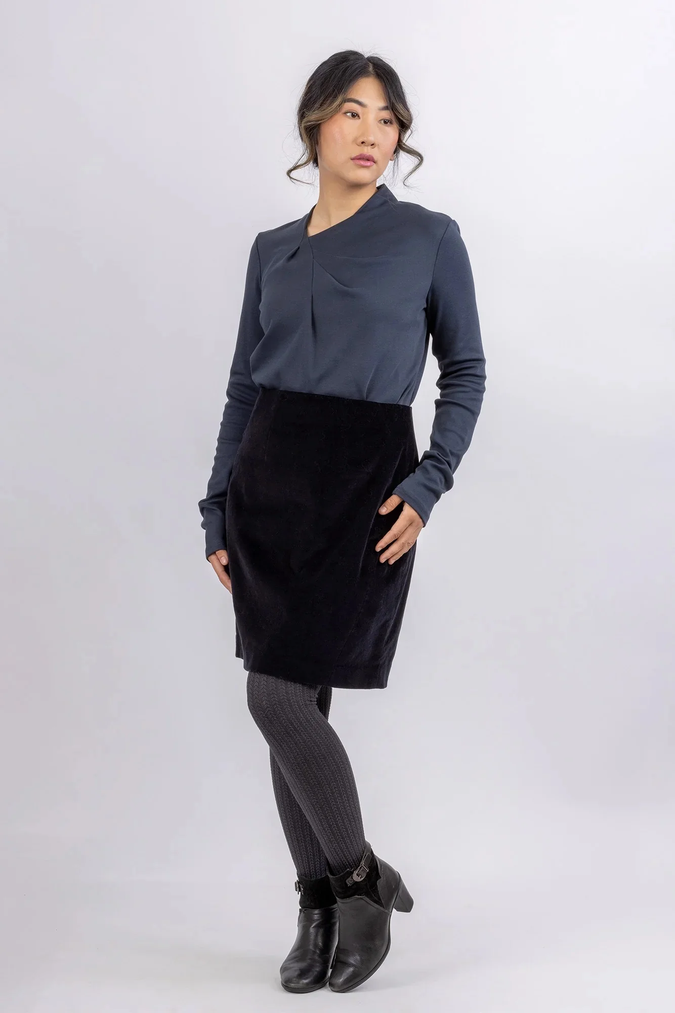 Forget-me-not Patterns Viola Top - Image 5