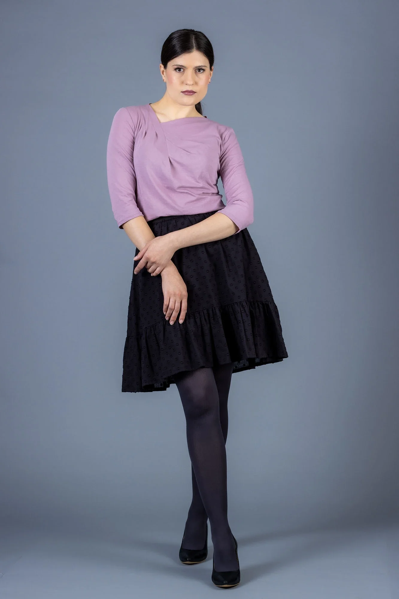 Forget-me-not Patterns Viola Top - Image 7