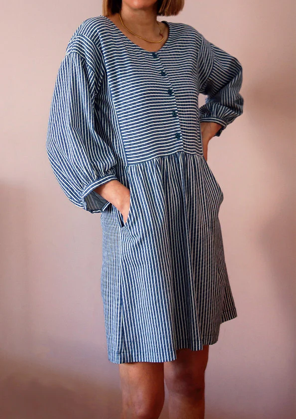 French Navy Forsythe Dress Pattern Expansion - Image 5