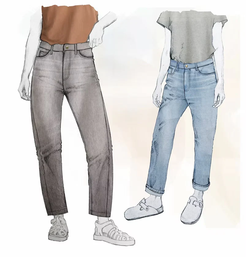 French Navy Jupiter Jeans - Image 10