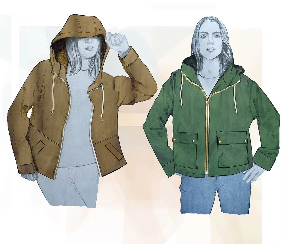 French Navy Laken Jacket - Image 9